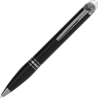 Image of Mont Blanc - Starwalker Ultrablack Precious Resin Ballpoint Pen - Ballpoint Pens - Black