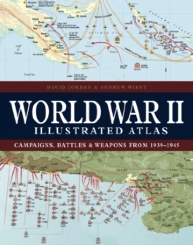 Image of World War II Illustrated Atlas Hardback