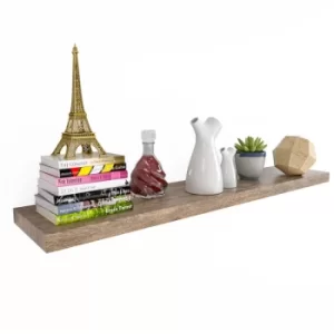 Image of Floating Shelves Shelf Including Bracket Wall Shelving Living Room Kitchen Black White Grey Oak High Gloss Matt 50 70 90 110cm 50cm Eiche dunkel