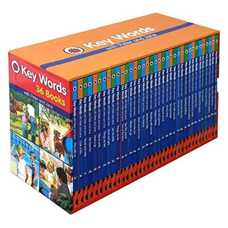 Image of Ladybird Key Words with Peter and Jane 36 Books Box Set Hardcover Ladybird Books