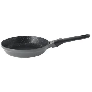 Image of BergHOFF GEM Stay Cool Grey 28cm Non-Stick Cast Aluminium Frying Pan with Detachable Handle