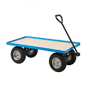 Image of GPC Platform Truck Blue Capacity: 400L 4 Castors 600mm x 720mm x 1200mm