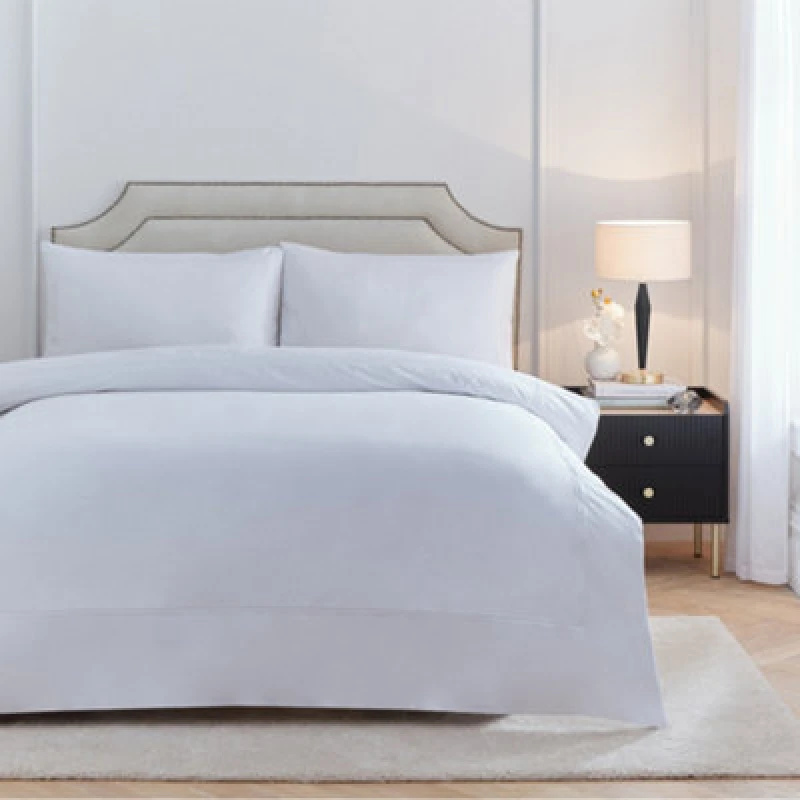Image of Paoletti Paoletti Elara 100% Cotton Embroidered Duvet Cover Set in White Size: Double White Double Unisex 5025532358882
