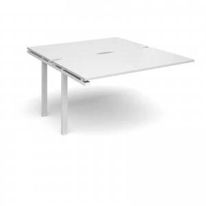 Image of Adapt II Add On Units Back to Back 1400mm x 1600mm - White Frame whit