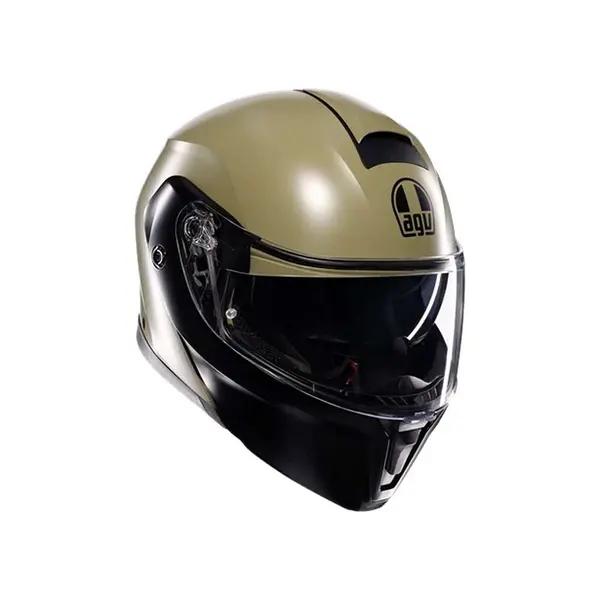 Image of AGV Streetmodular E2206 Mplk Mono Matt Pastello Green Black 010 Modular Helmet Size L