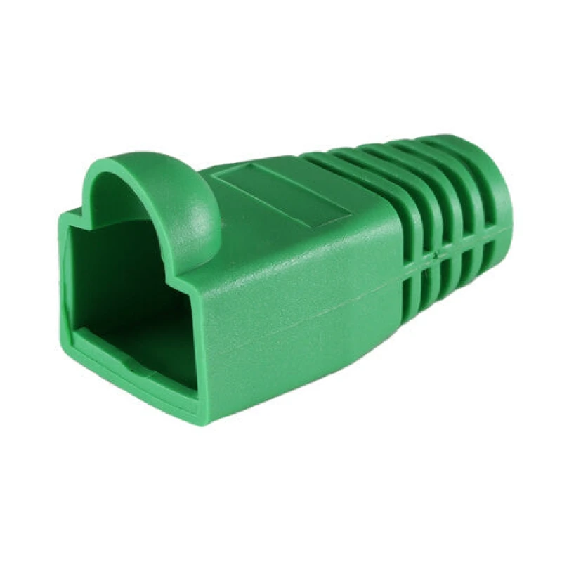Image of Cablenet Cablenet RJ45 Cat6a Boot Green 6.5mm 22-2083