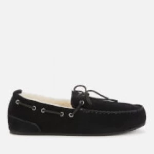 Image of Superdry Mens Mocassin Slippers - Black - UK 10