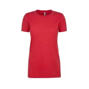 Image of Next Level Womens/Ladies CVC T-Shirt (M) (Red)