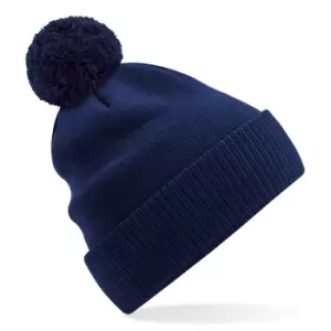 Image of Beechfield Snowstar Organic Cotton Beanie (One Size) (Oxford Navy)
