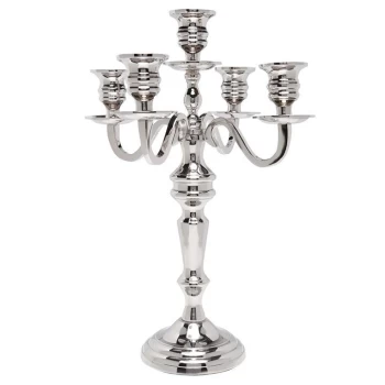Image of Hotel Collection Hotel Candelabrum - Silver 5 arm