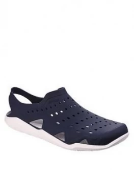 Image of Crocs Swiftwater Wave Clogs - Navy