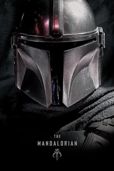 Image of Star Wars The Mandalorian - Dark Warrior Poster multicolour