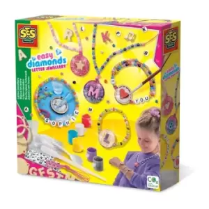 Image of SES CREATIVE Easy Diamonds Letter Jewellery, 6 Years and Above (14703)