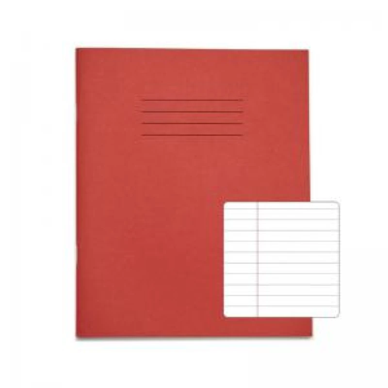 Image of VEX362 - 15 - 0: RHINO 8 x 6.5 Exercise Book 120 Page Red (Pack of 100)