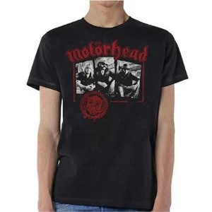 Image of Motorhead - Stamped Unisex Medium T-Shirt - Black
