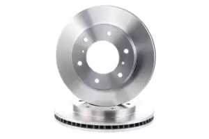 Image of Bosch Brake disc MITSUBISHI 0 986 478 990 4615A061,MR407116,MR407289 Brake rotor,Brake discs,Brake rotors