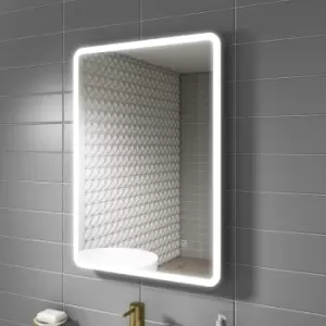 Image of Rectangular LED Bathroom Mirror with Demister 500 x 700mm - Ariel