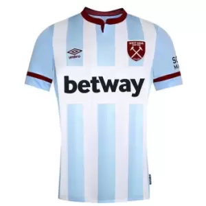 Image of Umbro West Ham United Away Shirt 2021 2022 - Blue
