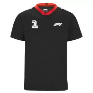 Image of 2022 Formula 1 F1 Mens Soccer Tee (Black)
