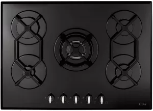 Image of CDA HVG720BL 5 Burner Gas Hob