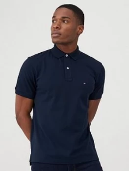 Image of Tommy Hilfiger Core Polo Shirt - Navy Size M Men
