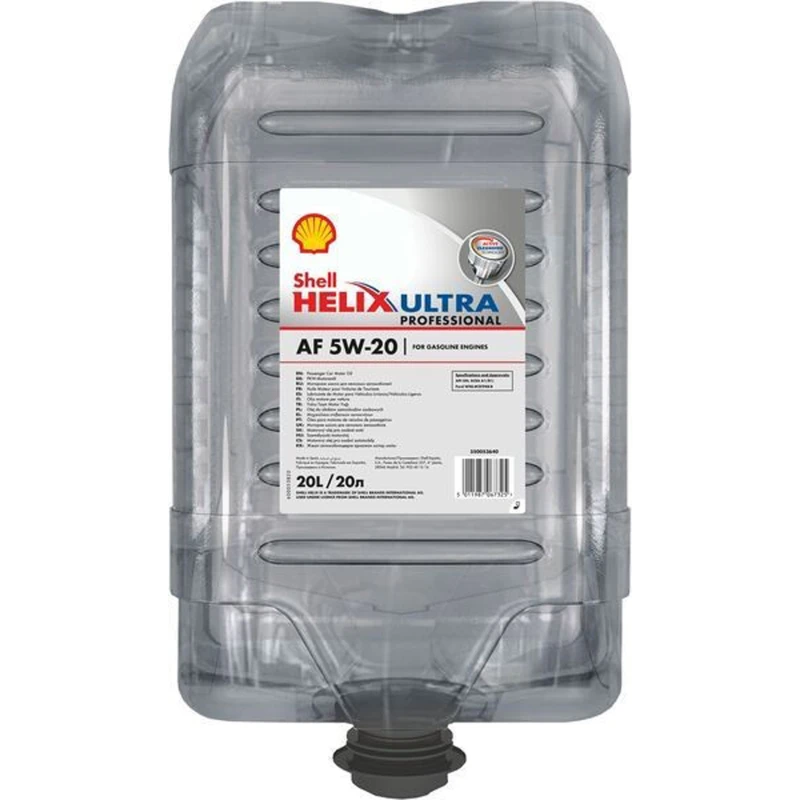 Image of SHELL 550053640 Engine oil Helix Ultra Professional AF 5W-20 Capacity: 20l Engine Oil (1862)