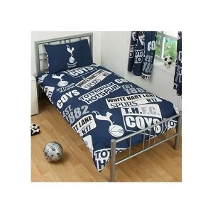 Image of Spurs Patch Single Duvet and Pillow Set