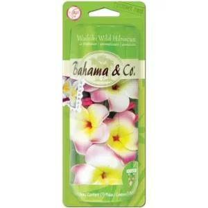 Image of Bahama & Co Hanging Air Freshener Waikiki Wild Hibiscus (Case Of 4)