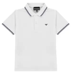 Image of Emporio Armani Juniors Polo - White