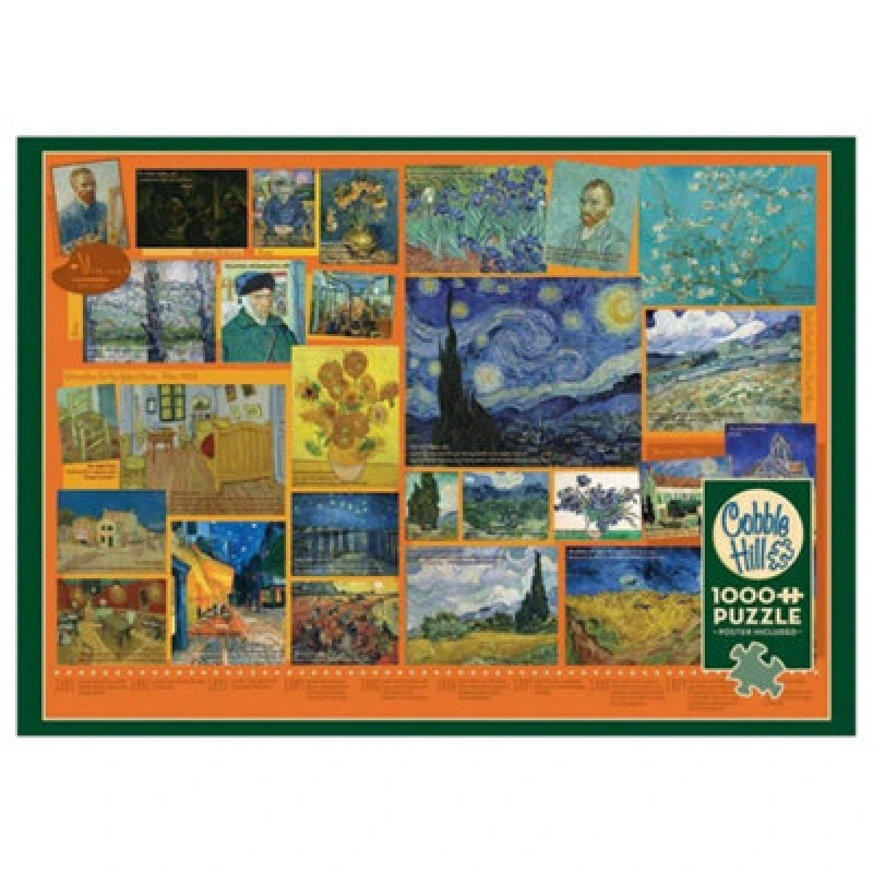 Image of Cheatwell Games Van Gogh Jigsaw Puzzle 1000 Pieces Multi