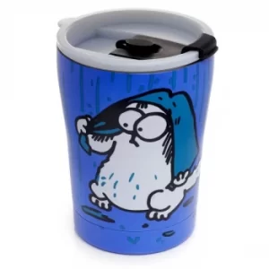 Image of Simon & Cat Reusable Stainless Steel Hot & Cold Thermal Insulated Food & Drink Cup 300ml