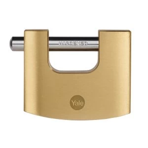 Image of Yale Locks Brass Shutter Padlock 70mm