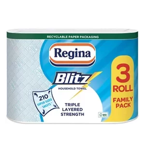 Image of Regina Blitz Household Kitchen Towel 3 Roll