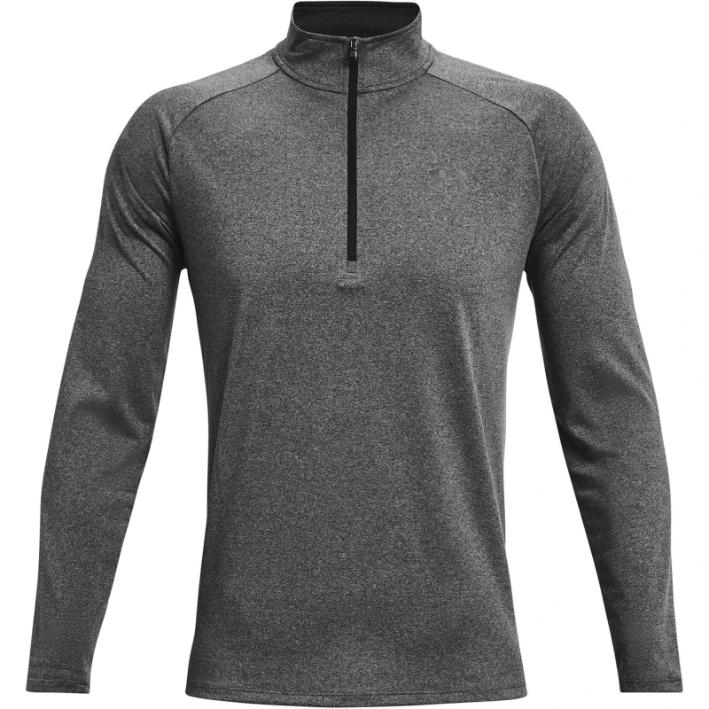 Image of Under Armour Armour UA Tech Zip Long Sleeve Mens - Grey Grey XS