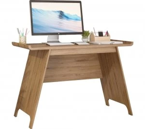 Image of TEKNIK Towson 7700001 Trestle Desk - Beaufort Oak