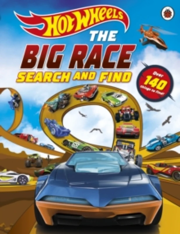 Image of Hot Wheels: The Big Race : Search and Find Paperback / softback
