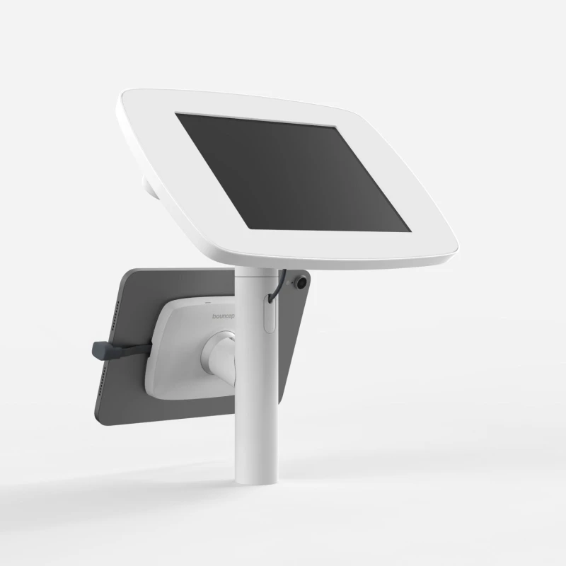 Image of Bouncepad Original Twin Apple iPad Mini 4 / 5 Gen 7.9 (2015 - 2019) White Covered Front Camera and Home Button TW-W1-M4-MN