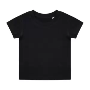 Image of Larkwood Babies Organic T-Shirt (3-6 Months) (Black)