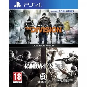 Image of Tom Clancys The Division and Rainbow Six Siege PS4 Game