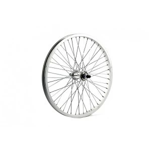 Image of Wilkinson Wheel Alloy 20 x 1.75 BMX Silver 14mm Axle 48 Hole Front