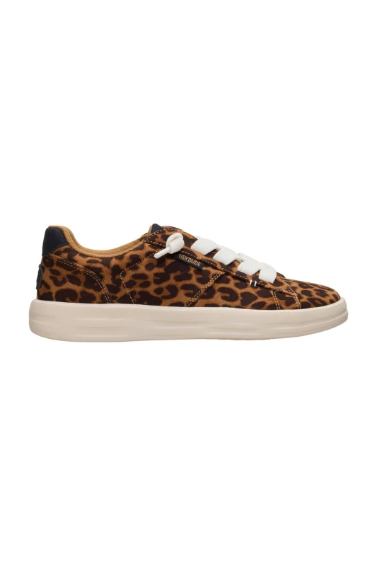 Image of HEY DUDE Mens Karina Duo Classic Leopard Size: 5 Leopard Male 5