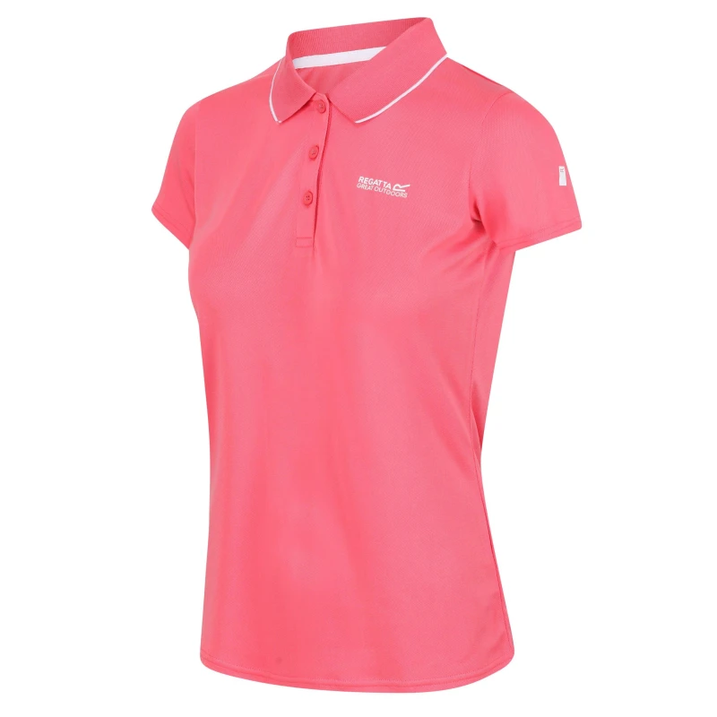 Image of Regatta Womens Maverick V Polo T-Shirt Shirt - Pink Pink 12