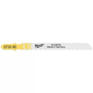 Image of Milwaukee T101BF Wood Clean and Splinter Free Cutting Jigsaw Blades Pack of 5