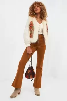 Image of Retro Button Up Flared Cords