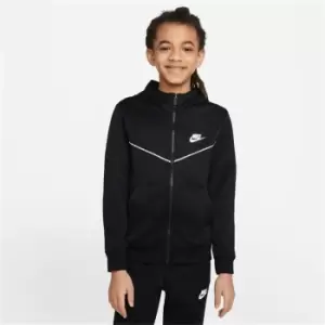 Image of Nike Sportswear Full-Zip Hoodie Junior - Black