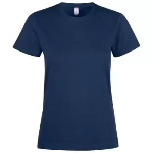 Image of Clique Womens/Ladies Premium T-Shirt (XL) (Dark Navy)