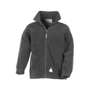Image of Result Childrens/Kids Full Zip Active Anti Pilling Fleece Jacket (4/6) (Oxford Grey)