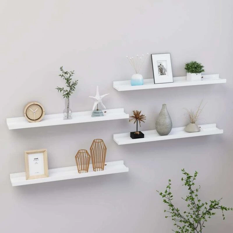 Image of VIDAXL Vidaxl - Wall Shelves 4 pcs White 60x9x3cm 8720286417621