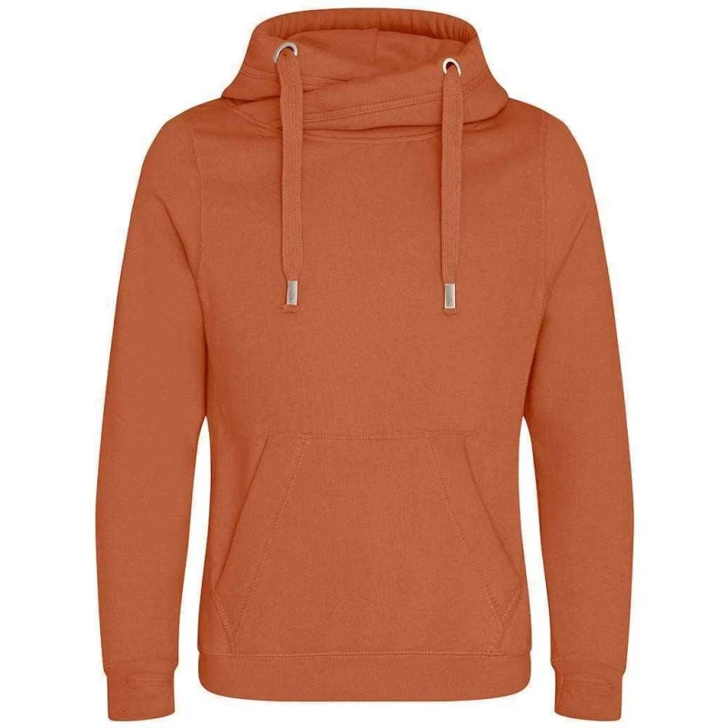 Image of AWDis AWDis Men Cross Neck Hoodie in Light Brown Size: X-Small Light Brown XS Male 5059958355392