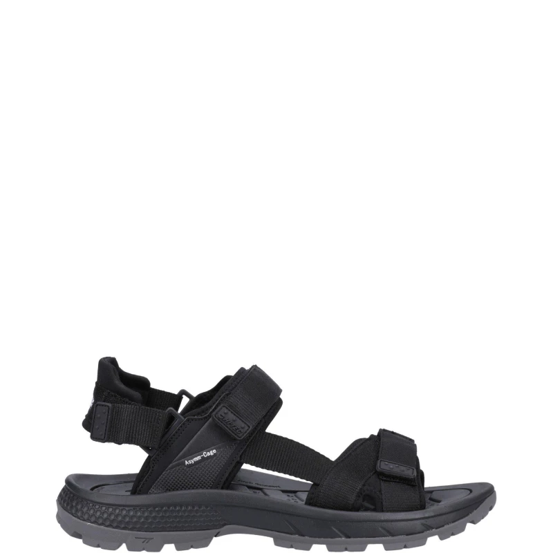 Image of Hi Tec Mens Sierra Lightweight Walking Sandals UK Size 11 (EU 45) Black/Grey HIT143-BLACK-11